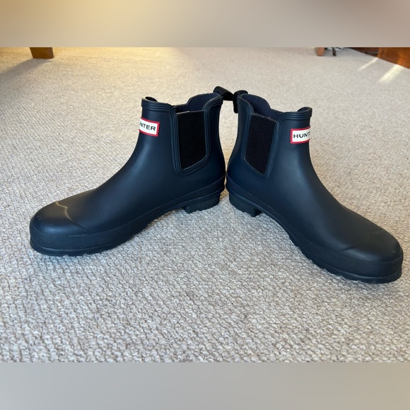 Hunter Original Chelsea Boots Navy - Picture 3 of 10